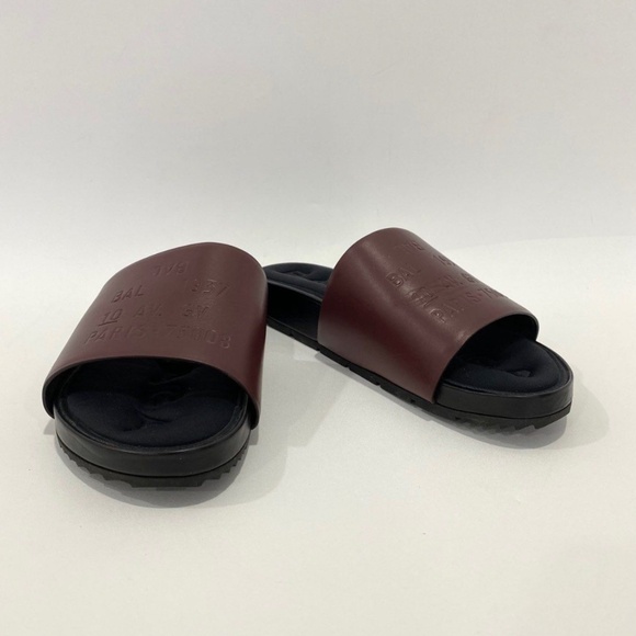 Balenciaga Puffer Slides Burgundy EU 39 - Picture 3 of 9